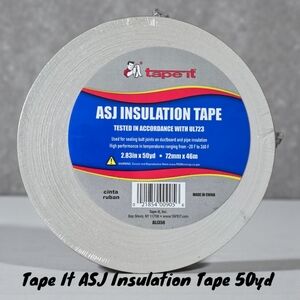 Tape It ASJ Insulation Tape 50yd Silver